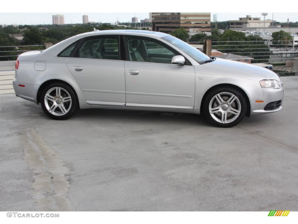 2008 A4 2.0T Special Edition quattro Sedan - Light Silver Metallic / Light Gray photo #10