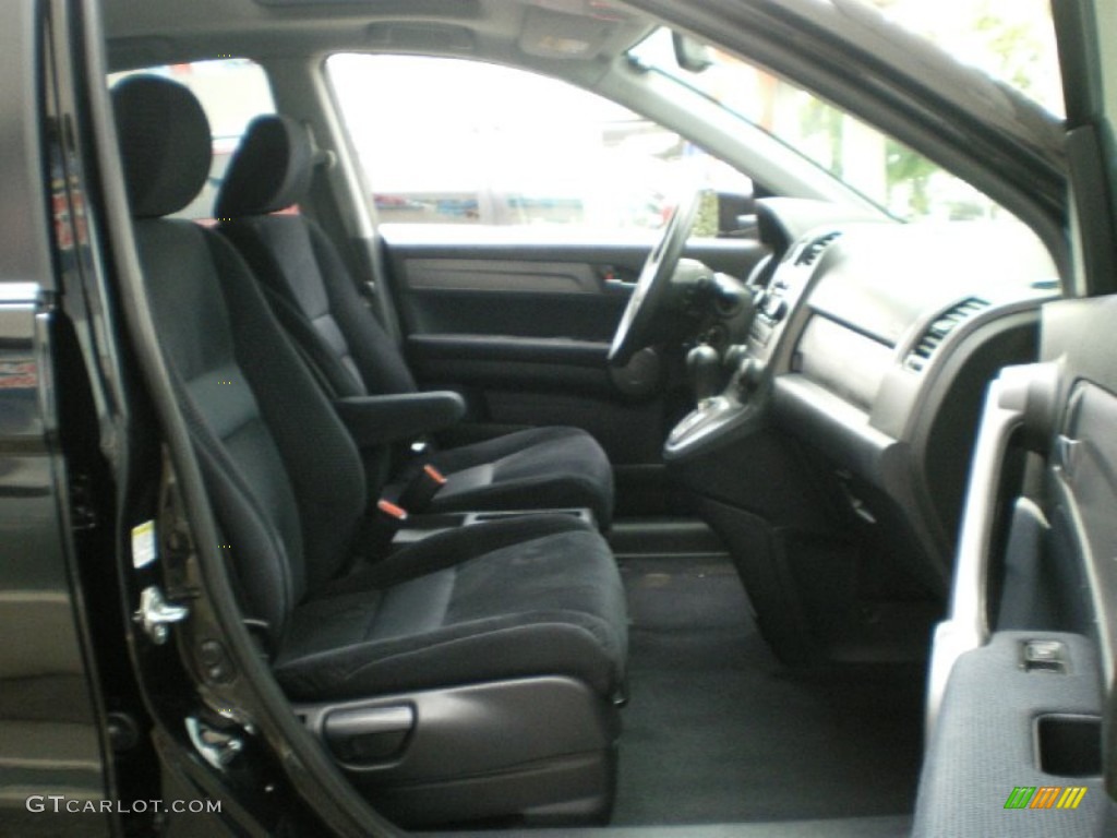 2009 CR-V EX 4WD - Crystal Black Pearl / Black photo #8