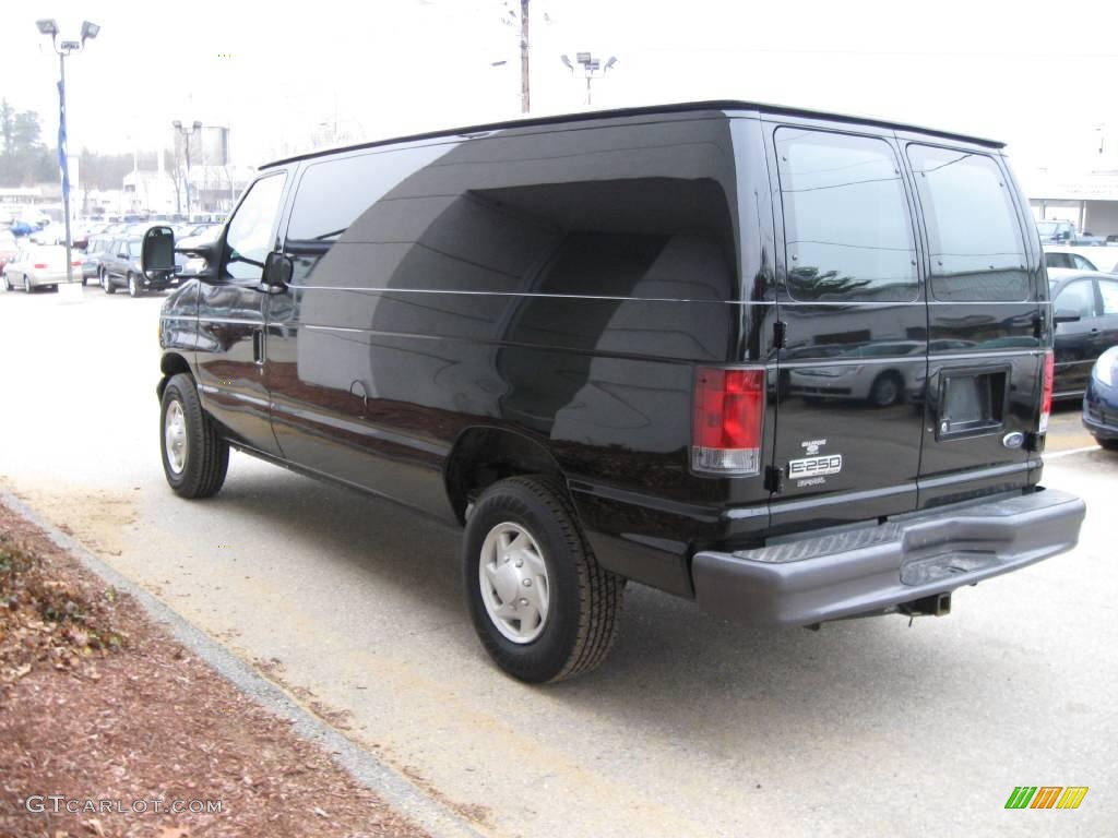 2007 E Series Van E250 Commercial - Black / Medium Flint Grey photo #10