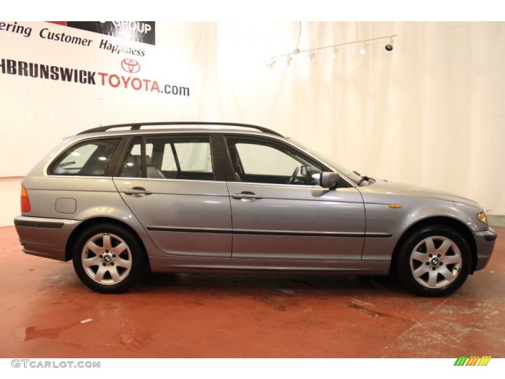 2004 3 Series 325xi Wagon - Silver Grey Metallic / Black photo #2