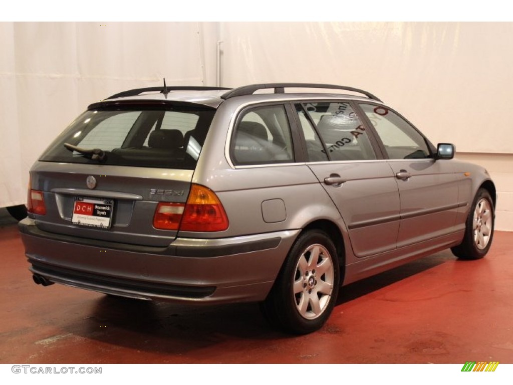 2004 3 Series 325xi Wagon - Silver Grey Metallic / Black photo #6