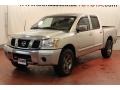 2005 Radiant Silver Nissan Titan SE Crew Cab 4x4  photo #4