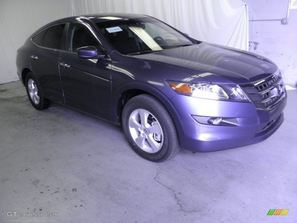 2012 Accord Crosstour EX - Twilight Blue Metallic / Black photo #1