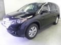 2012 Crystal Black Pearl Honda CR-V EX-L 4WD  photo #3