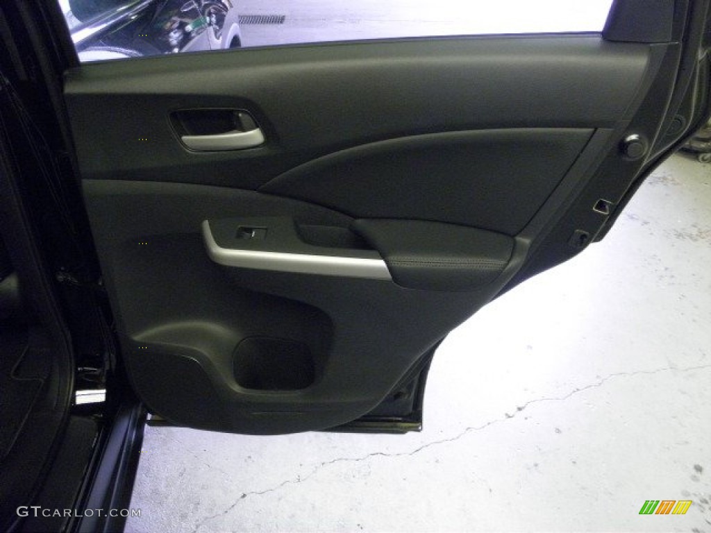 2012 CR-V EX-L 4WD - Crystal Black Pearl / Black photo #18