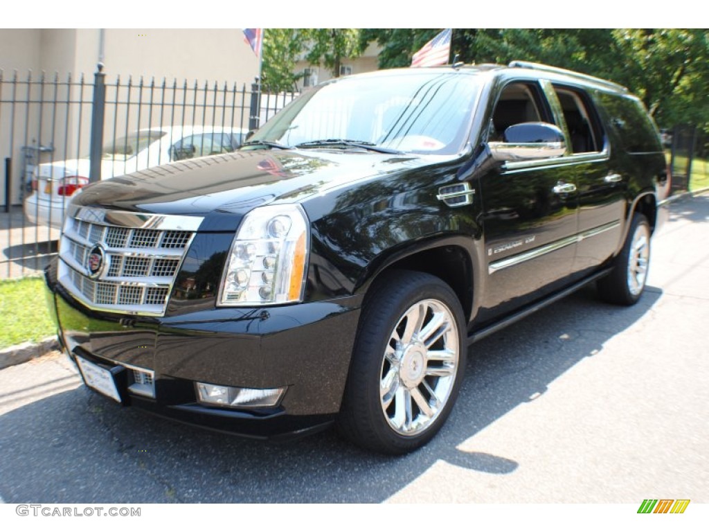 Black Raven 2009 Cadillac Escalade ESV Platinum AWD Exterior Photo #68193561