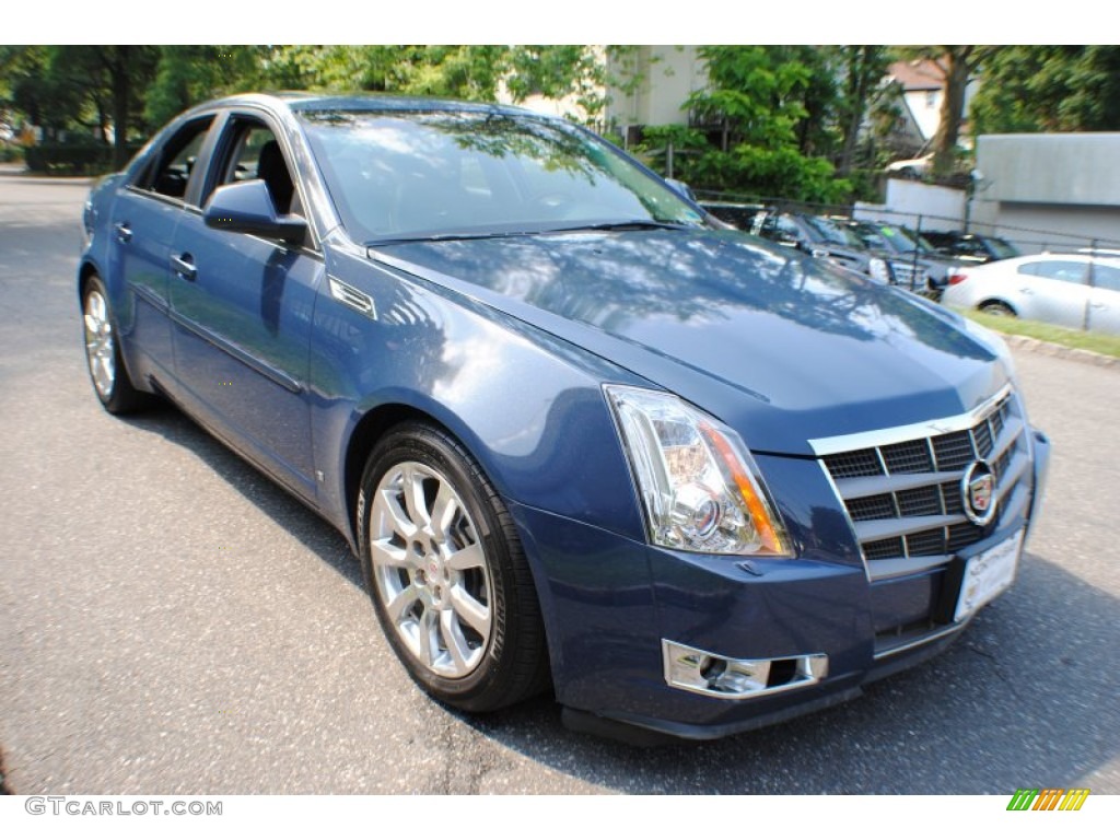 Blue Diamond Tri-Coat 2009 Cadillac CTS 4 AWD Sedan Exterior Photo #68193969