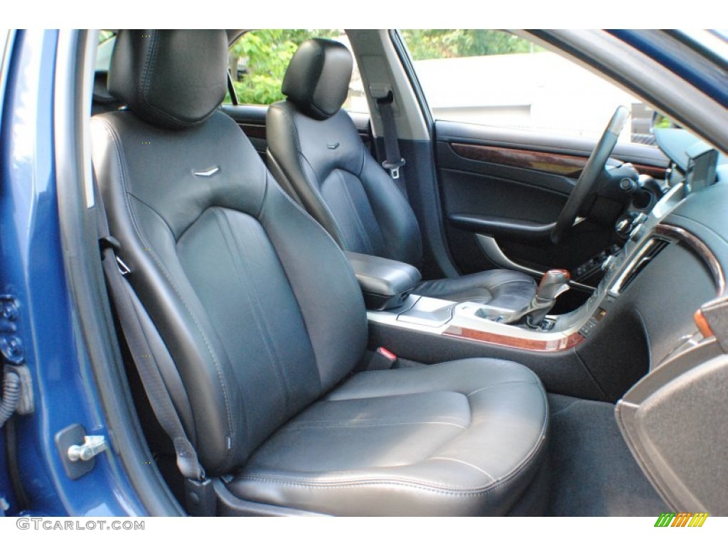Ebony Interior 2009 Cadillac CTS 4 AWD Sedan Photo #68193996