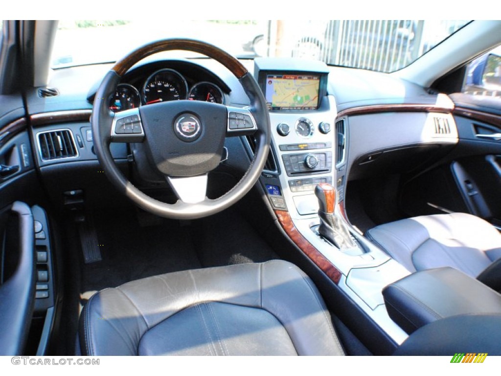 Ebony Interior 2009 Cadillac CTS 4 AWD Sedan Photo #68194137