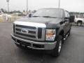 2008 Black Ford F250 Super Duty XLT SuperCab 4x4  photo #3