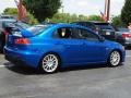 2008 Octane Blue Pearl Mitsubishi Lancer Evolution GSR  photo #3