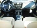 2012 Chrysler 200 Black/Light Frost Interior Dashboard Photo
