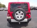 2012 Deep Cherry Red Crystal Pearl Jeep Wrangler Unlimited Sahara 4x4  photo #6