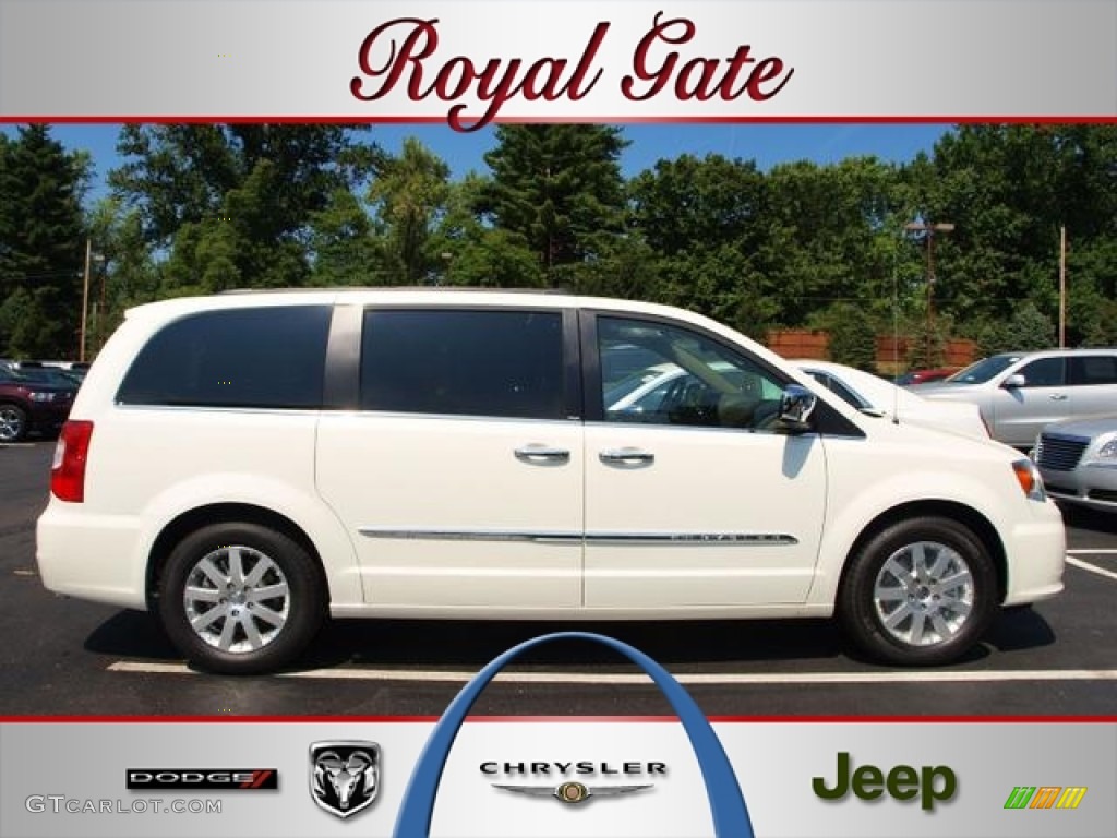 2012 Town & Country Touring - L - Stone White / Dark Frost Beige/Medium Frost Beige photo #1