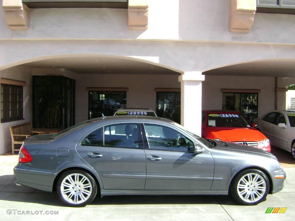 2007 E 350 Sedan - Flint Grey Metallic / Black photo #2