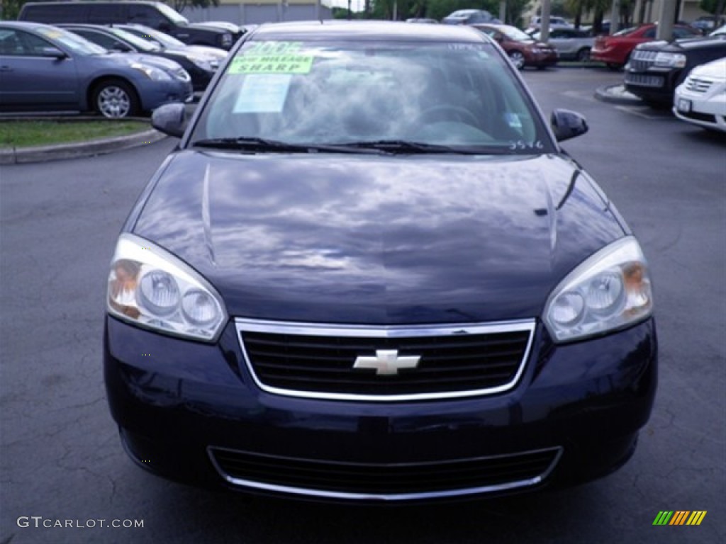 2006 Malibu LT V6 Sedan - Dark Blue Metallic / Titanium Gray photo #6