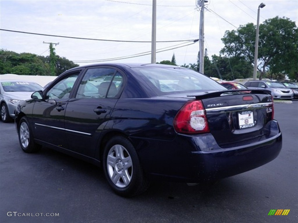 2006 Malibu LT V6 Sedan - Dark Blue Metallic / Titanium Gray photo #11