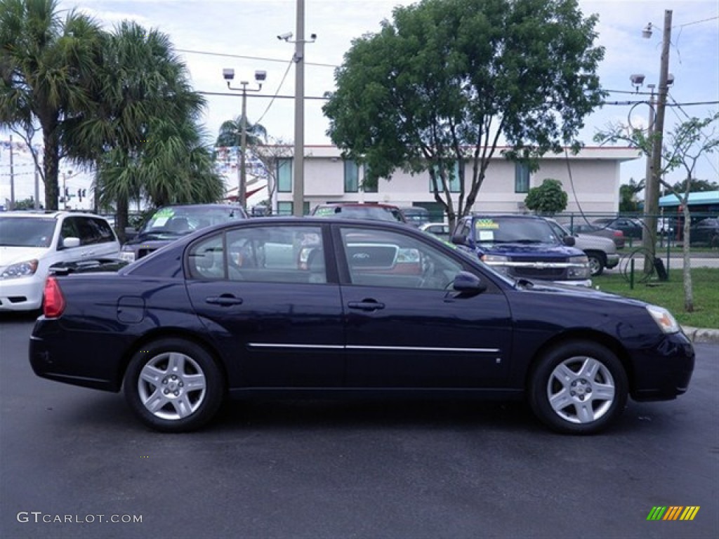 2006 Malibu LT V6 Sedan - Dark Blue Metallic / Titanium Gray photo #18