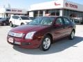 2007 Merlot Metallic Ford Fusion SE  photo #2