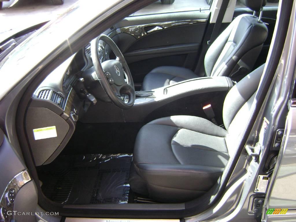 2007 E 350 Sedan - Flint Grey Metallic / Black photo #14