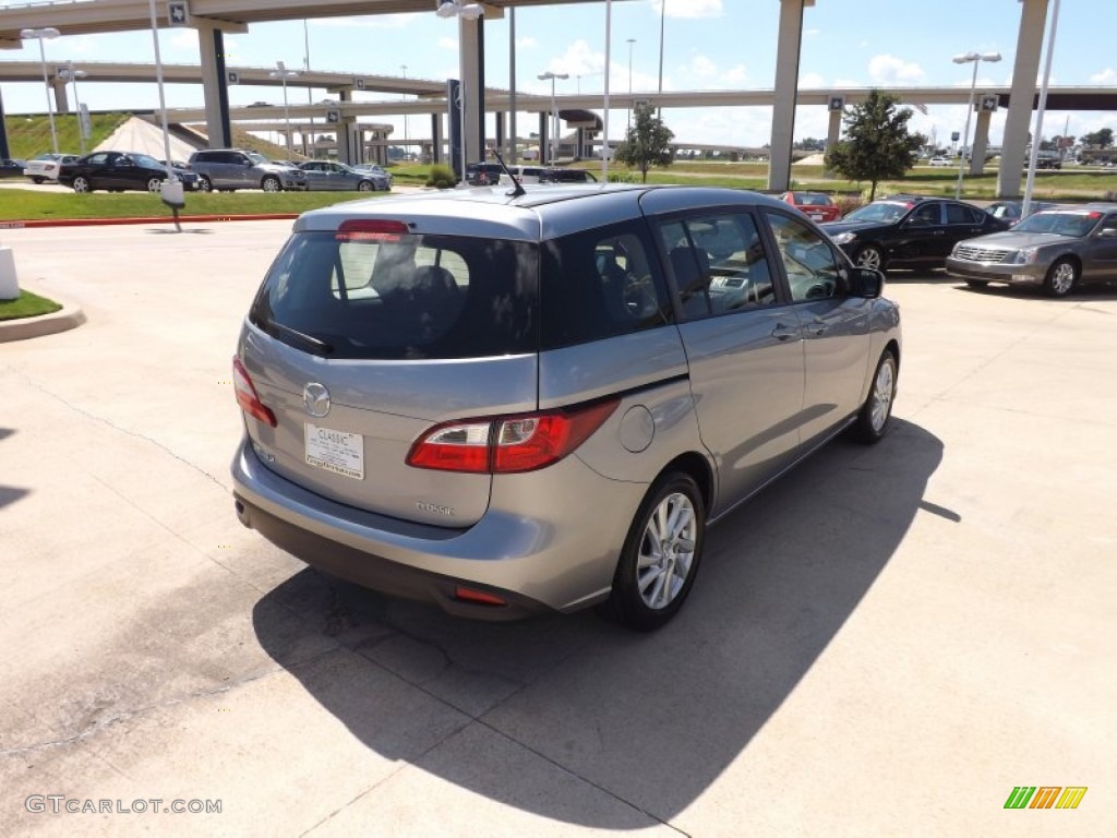 2012 MAZDA5 Sport - Liquid Silver Metallic / Black photo #5