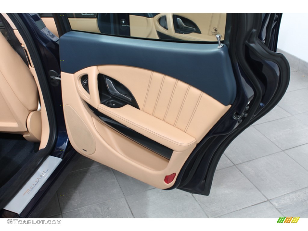 2008 Maserati Quattroporte Standard Quattroporte Model Beige (Tan) Door Panel Photo #68200821