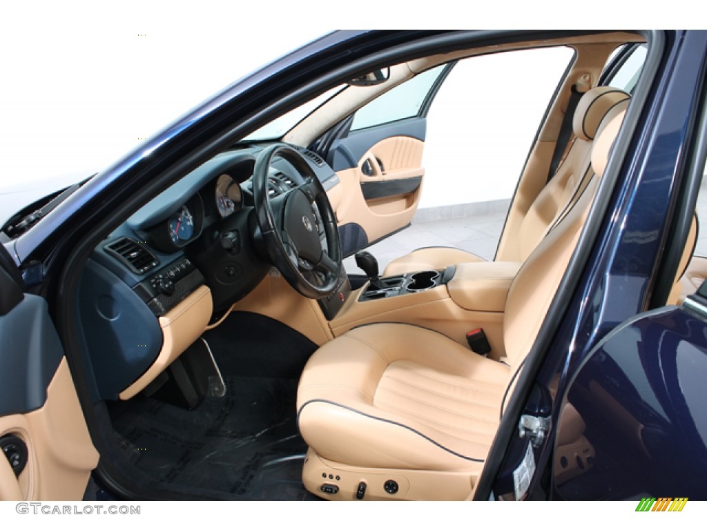 Beige (Tan) Interior 2008 Maserati Quattroporte Standard Quattroporte Model Photo #68200857