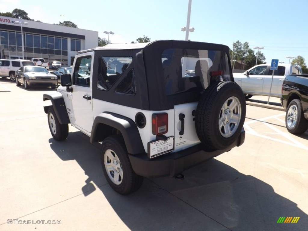 2012 Wrangler Sport 4x4 - Bright White / Black photo #3