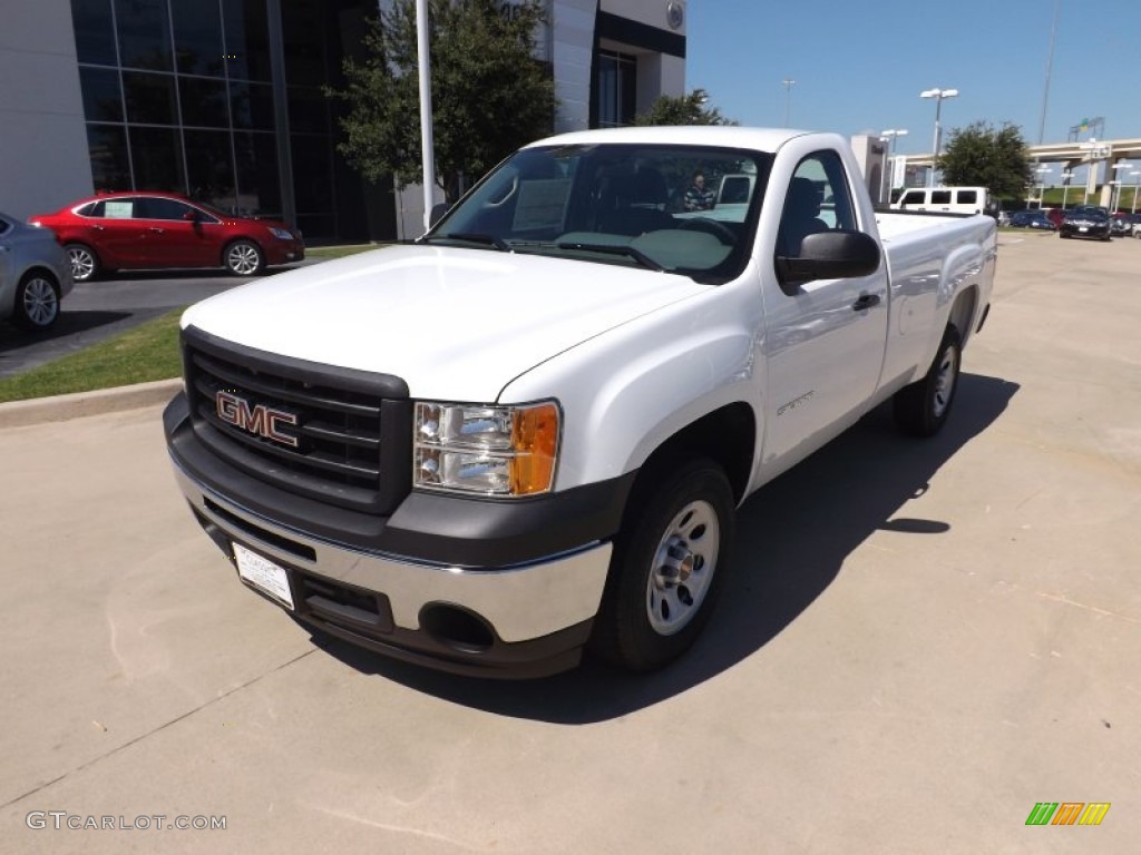 2013 Sierra 1500 Regular Cab - Summit White / Dark Titanium photo #1
