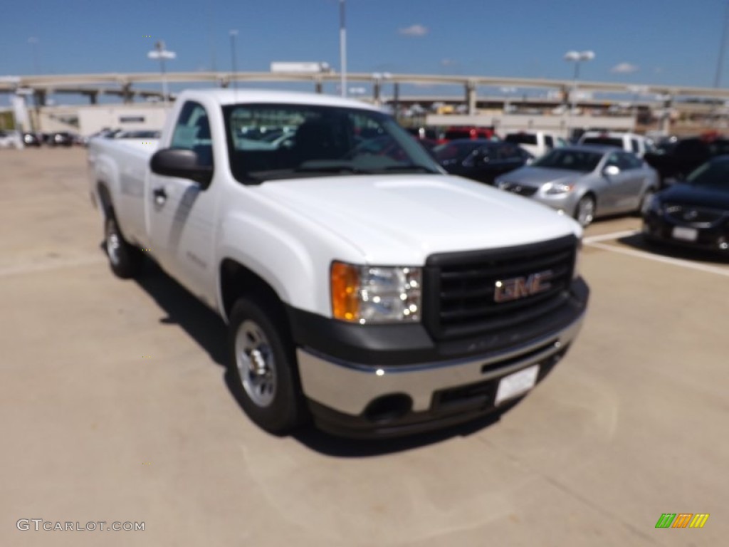 2013 Sierra 1500 Regular Cab - Summit White / Dark Titanium photo #7
