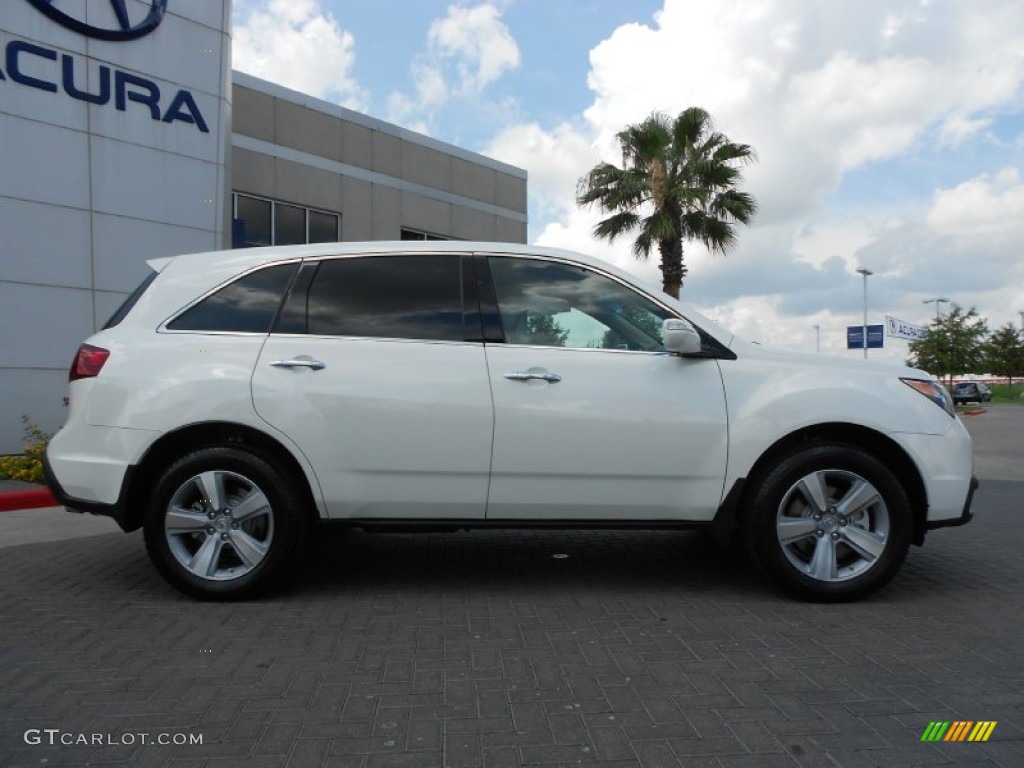 Aspen White Pearl II 2012 Acura MDX SH-AWD Technology Exterior Photo #68201808