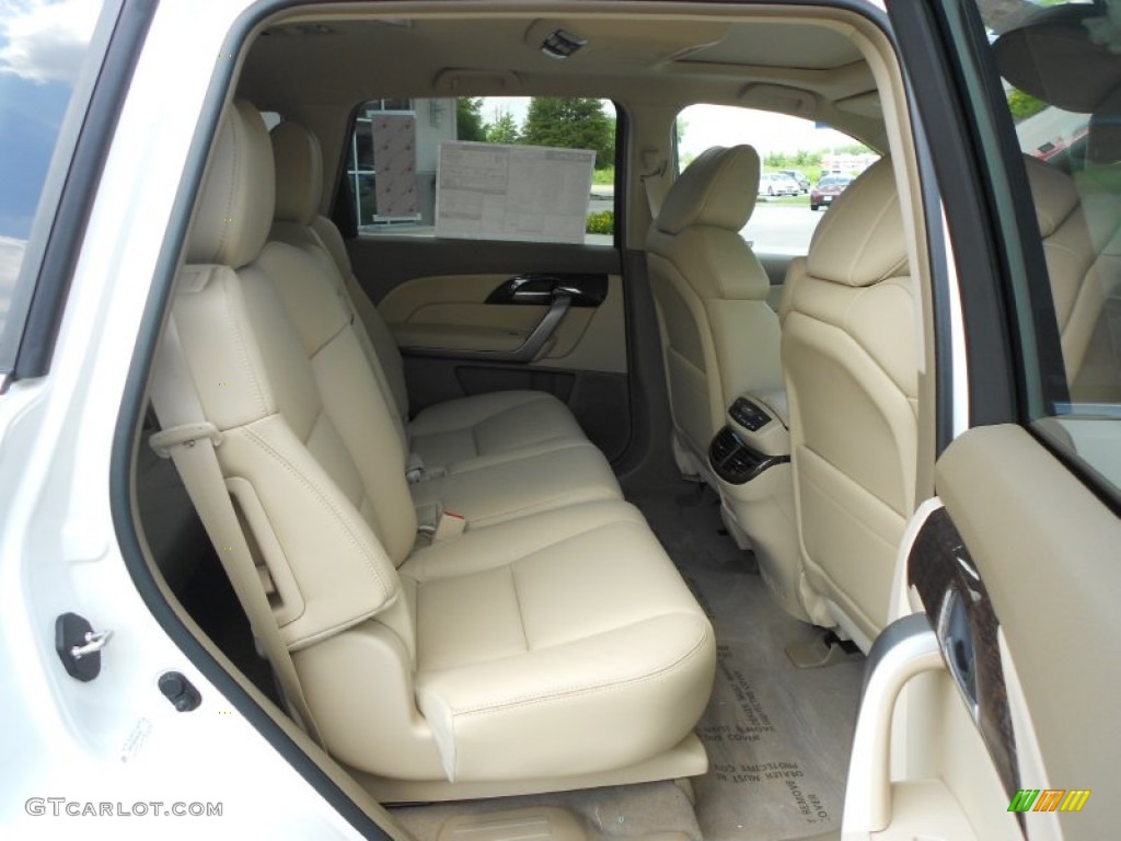 2012 Acura MDX SH-AWD Technology Rear Seat Photo #68201856