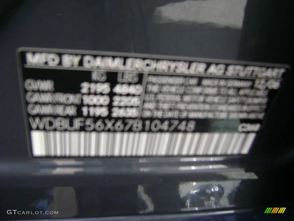 2007 E 350 Sedan - Flint Grey Metallic / Black photo #19