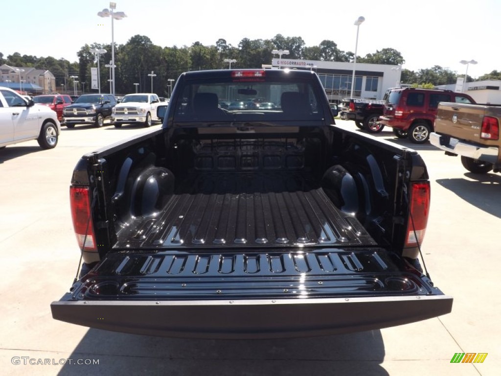 2012 Ram 1500 Express Regular Cab - Black / Dark Slate Gray/Medium Graystone photo #15