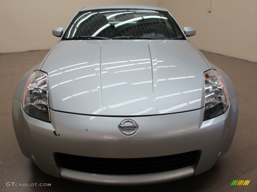 2003 350Z Touring Coupe - Chrome Silver / Carbon Black photo #2