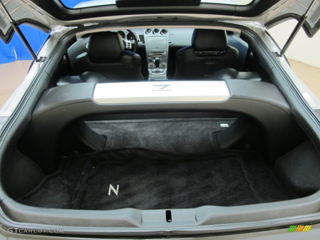 2003 350Z Touring Coupe - Chrome Silver / Carbon Black photo #11