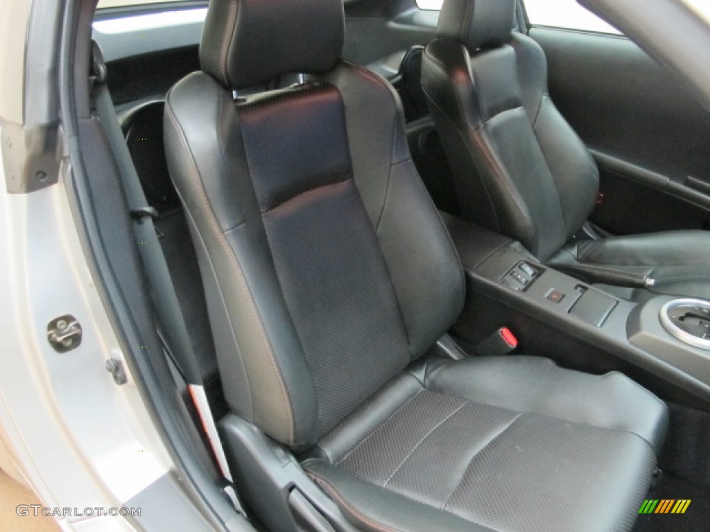 2003 350Z Touring Coupe - Chrome Silver / Carbon Black photo #20