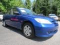 2004 Fiji Blue Pearl Honda Civic Value Package Sedan  photo #4