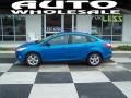 2012 Blue Candy Metallic Ford Focus SE Sport Sedan  photo #1