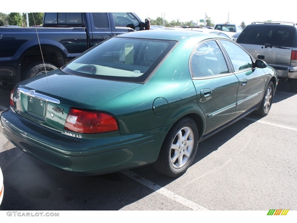 2000 Sable LS Premium Sedan - Tropic Green Metallic / Dark Charcoal photo #2