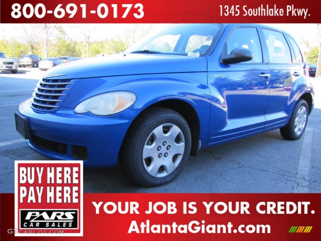 2006 PT Cruiser  - Electric Blue Pearl / Pastel Slate Gray photo #1