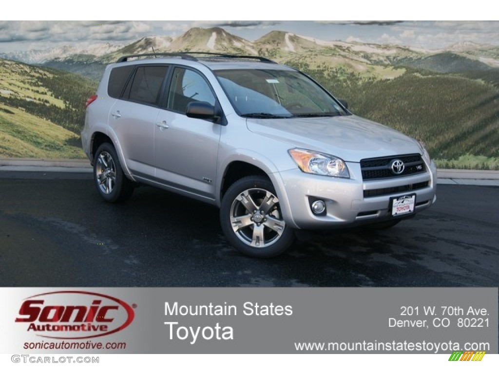 2012 RAV4 V6 Sport 4WD - Classic Silver Metallic / Dark Charcoal photo #1