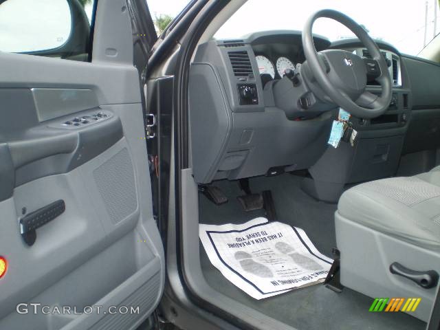 2007 Ram 1500 SLT Quad Cab - Mineral Gray Metallic / Medium Slate Gray photo #15
