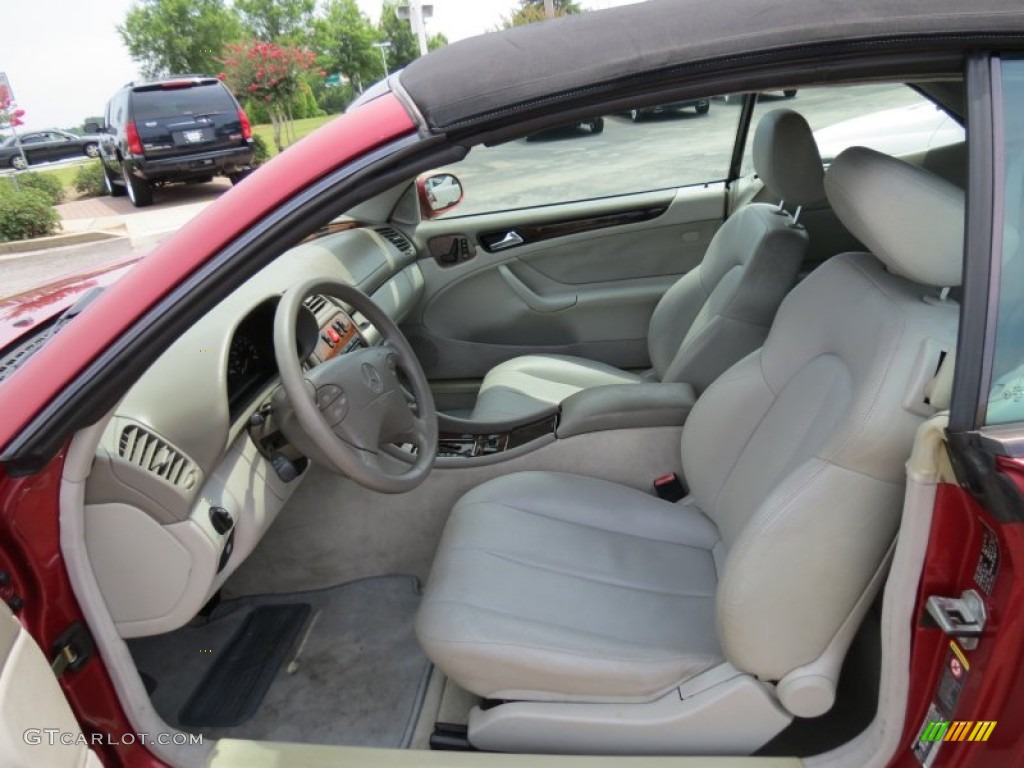 2002 Mercedes-Benz CLK 320 Cabriolet Front Seat Photo #68209533