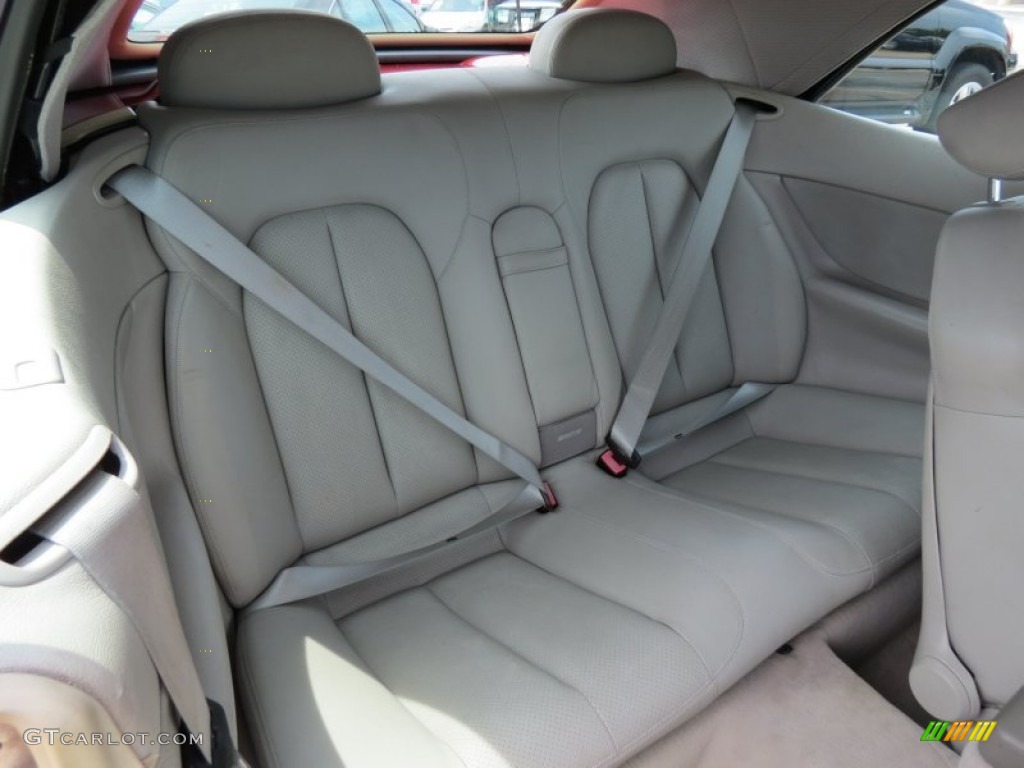 2002 Mercedes-Benz CLK 320 Cabriolet Rear Seat Photos