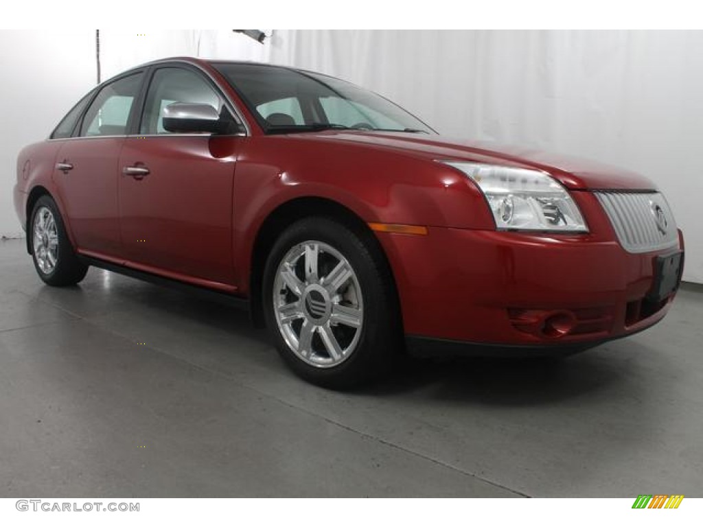 2009 Sable Premier Sedan - Sangria Red Metallic / Light Camel photo #3