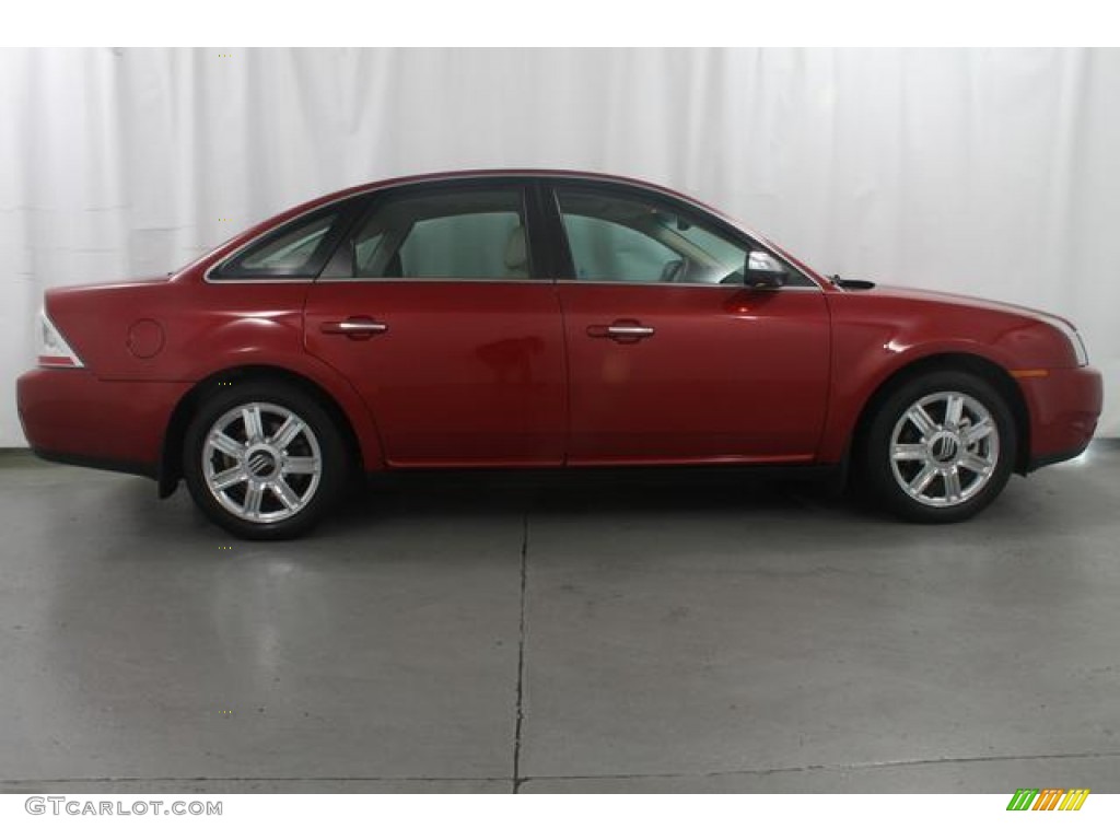 2009 Sable Premier Sedan - Sangria Red Metallic / Light Camel photo #4