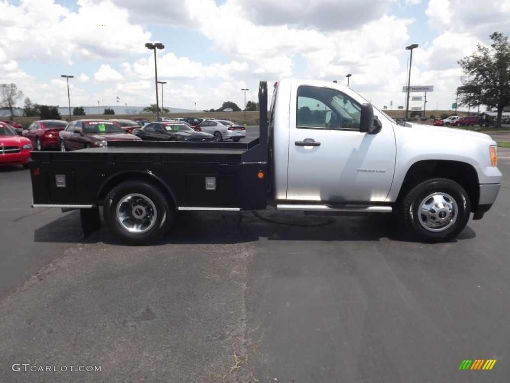 Quicksilver Metallic 2012 GMC Sierra 3500HD SLE Regular Cab 4x4 Chassis Exterior Photo #68210853