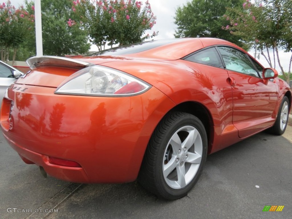 2006 Eclipse GS Coupe - Sunset Orange Pearlescent / Dark Charcoal photo #3