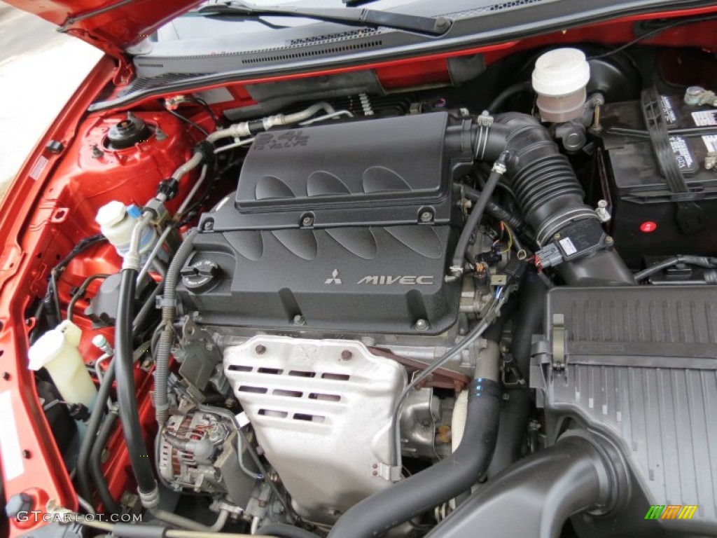 2006 Mitsubishi Eclipse GS Coupe 2.4 Liter SOHC 16 Valve MIVEC 4 Cylinder Engine Photo #68211210